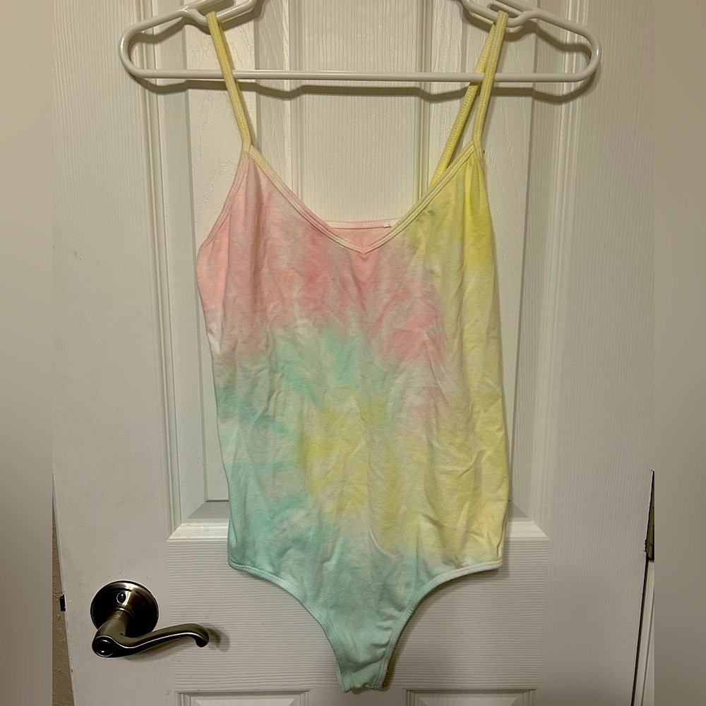 Tie dye Pastel bodysuit